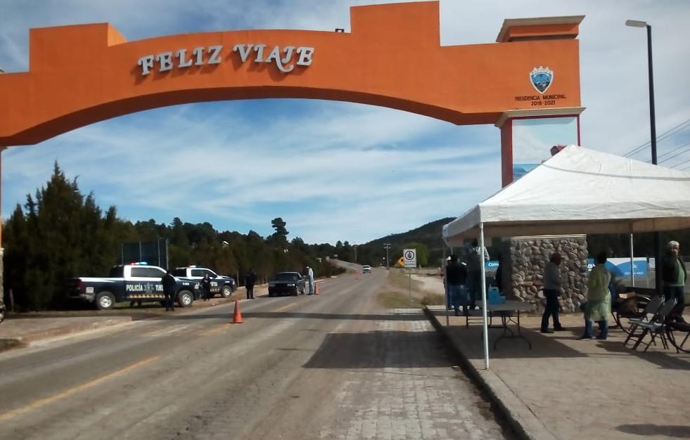 Para evitar Covid-19, instalan filtros en los accesos a la Sierra Tarahumara