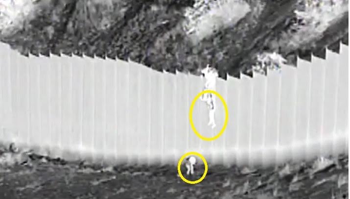 Video: Niñas migrantes son lanzadas por traficantes desde el muro fronterizo