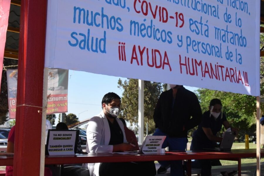 Médicos particulares levantan censo para pedir vacunas antiCOVID a Estados Unidos