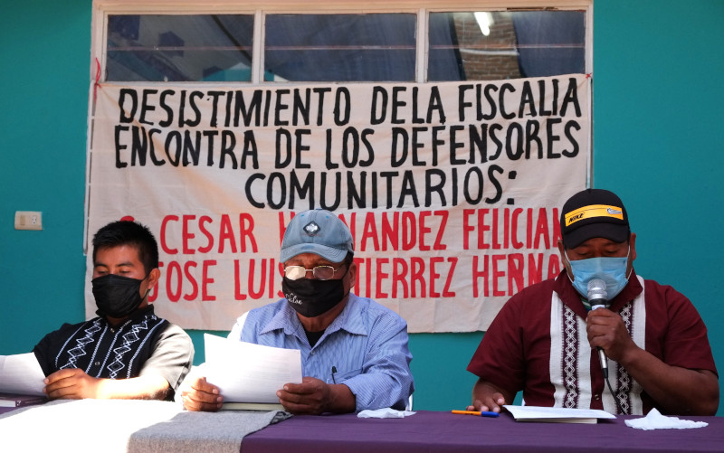 Exigen libertad a detenidos por manifestarse contra cuartel de la Guardia Nacional