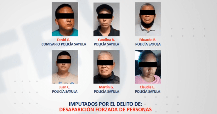 Detienen a comisario y cinco policías más de Sayula por desaparición forzada