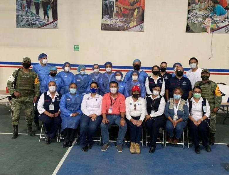 Aplicaron 7 mil 240 vacunas contra Covid-19 a mayores de 40 en Ciudad Guzmán