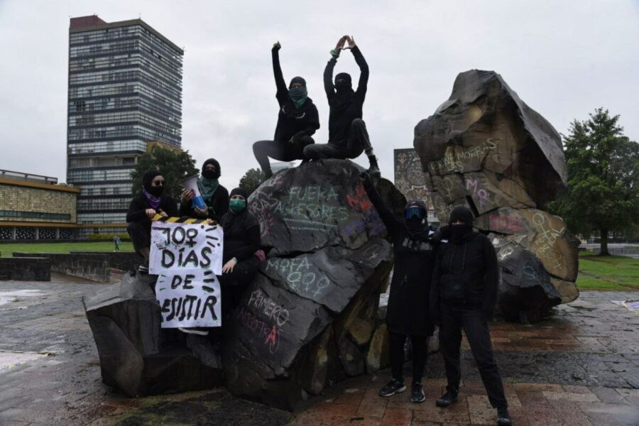 Más de 100 días de paro en la Facultad de Arquitectura contra la violencia de género