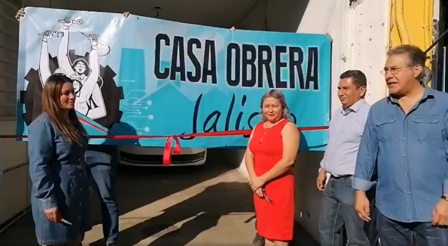 Por la lucha de los derechos laborales, abren Casa Obrera Jalisco