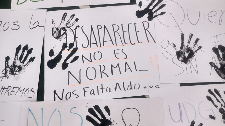 Son estudiantes y buscan a Aldo