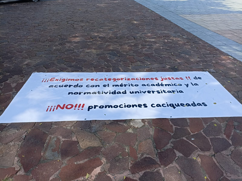 Docentes exigen al Rector de la UDG recategorizar sin preferencias políticas