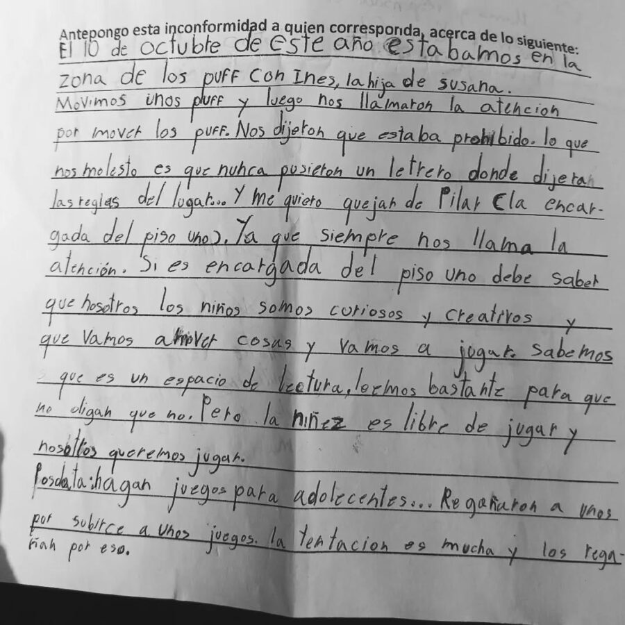 Niñeces denuncian malos tratos y violencia en Biblioteca Pública del Estado