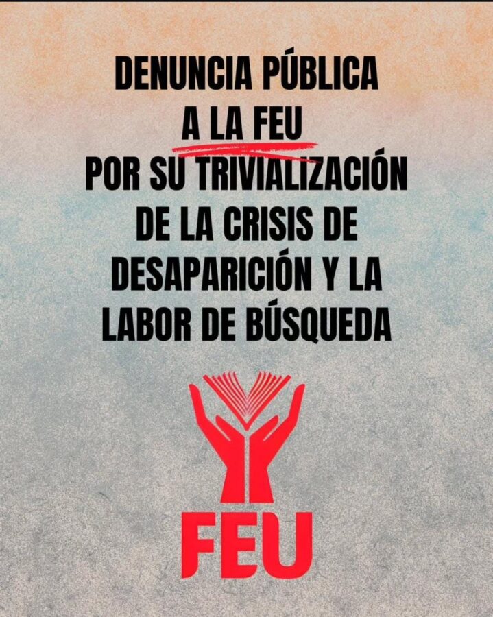 Colectivo Luz de Esperanza exige a FEU respetar y no obstaculizar la búsqueda de familiares